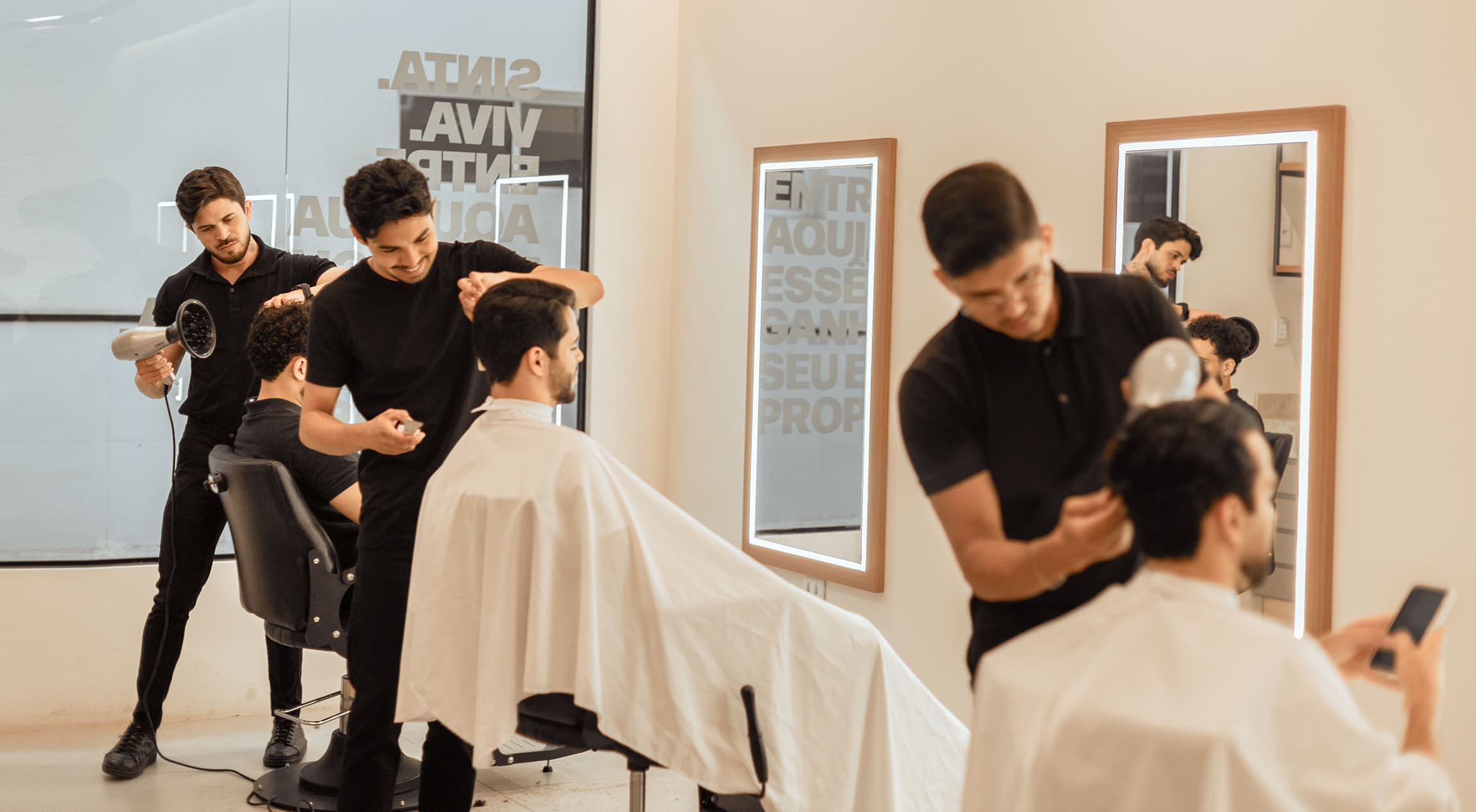 Espaço da Barbearia Bejota